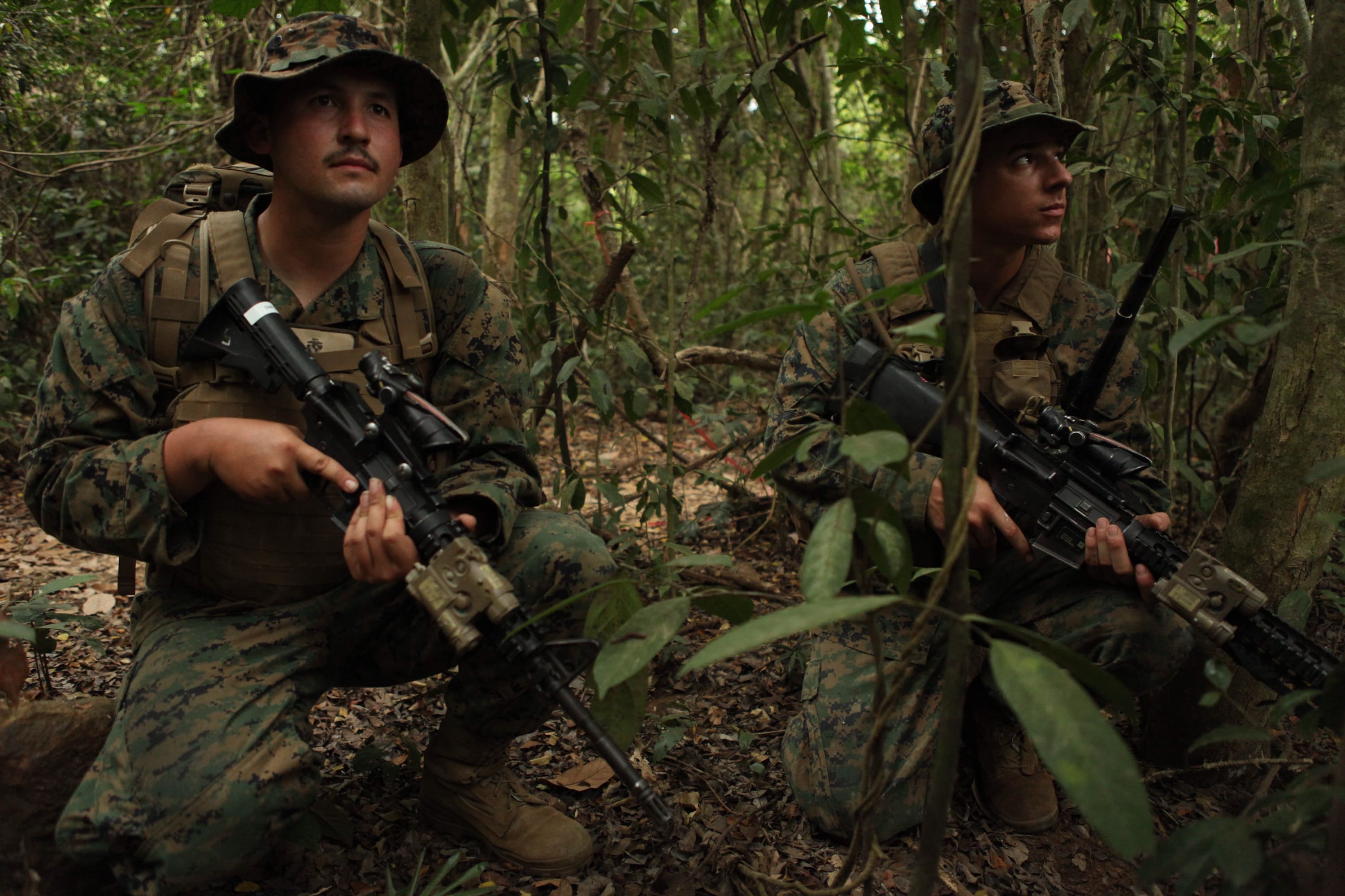 USMC Frog Skin Camo Hawaiian Shirt - Infantry Owned Apparel