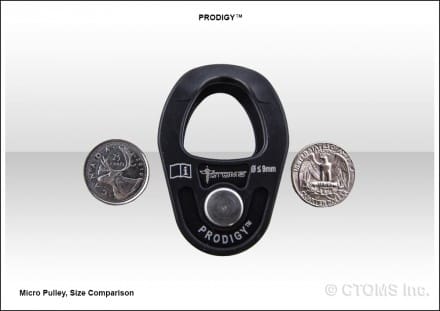 Prodigy Micro Pulley Size Comparison
