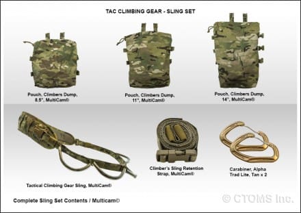 TAC Climbing Gear Sling Set Complete Contents