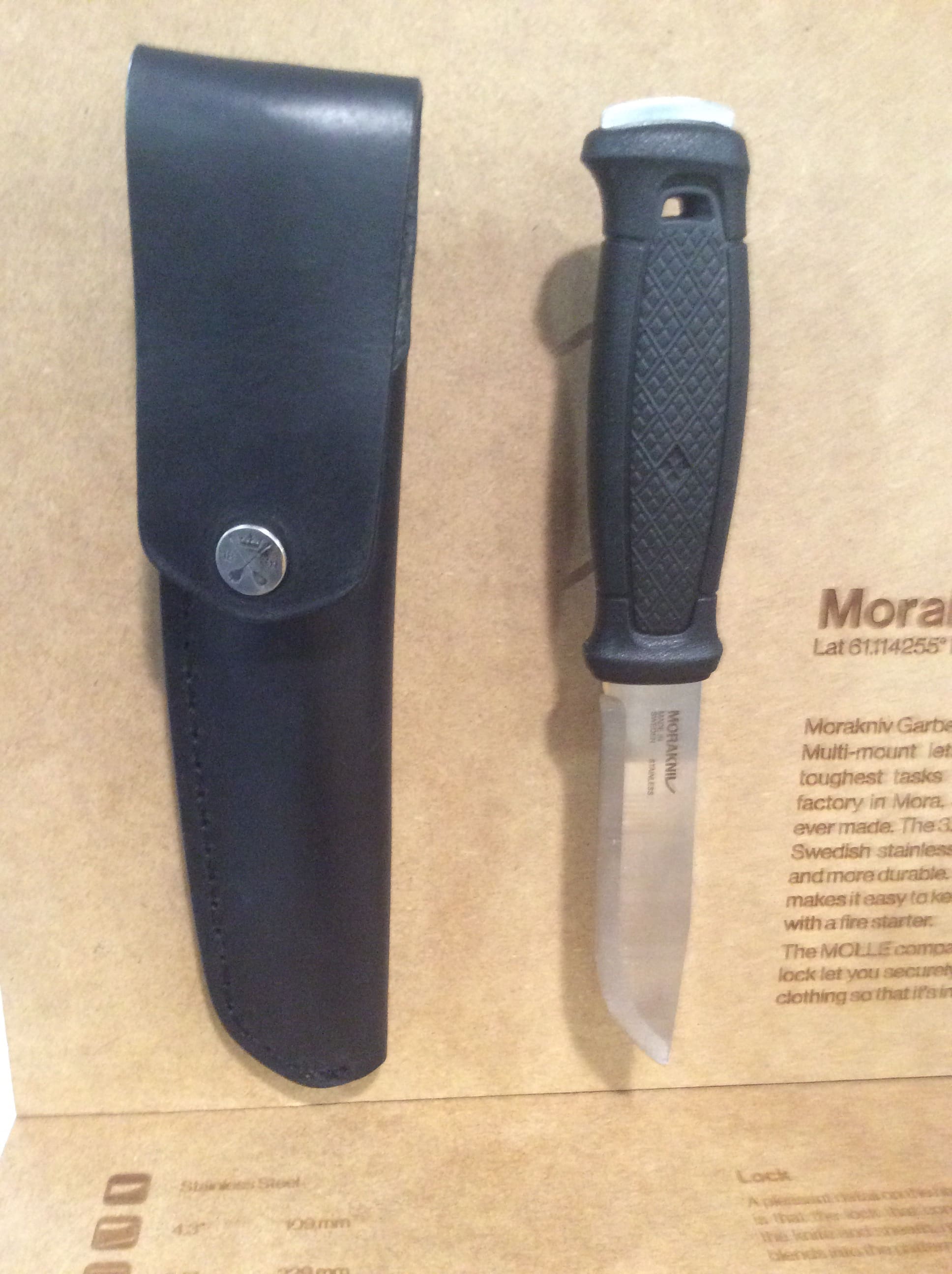 Morakniv Mora of Sweden Safe Pro Fixed Blade Knife 3.2 Carbon