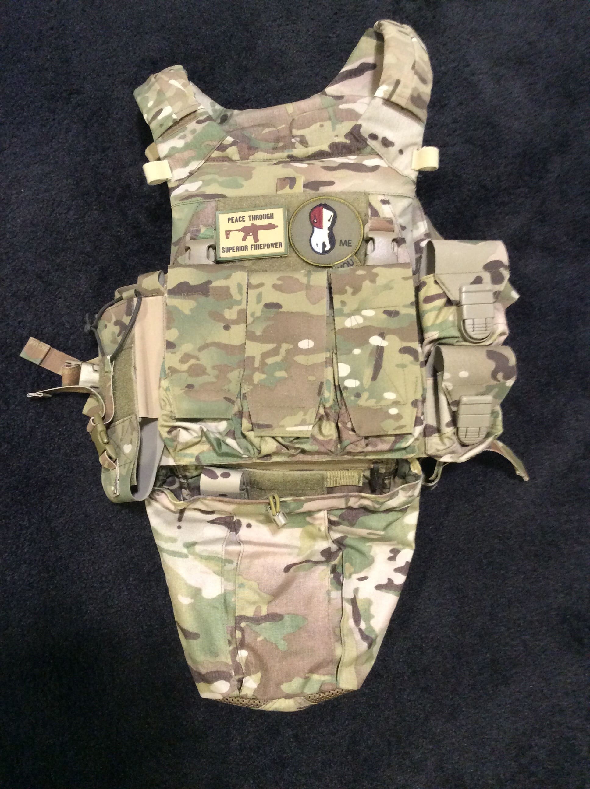 Plate carrier shop dump pouch