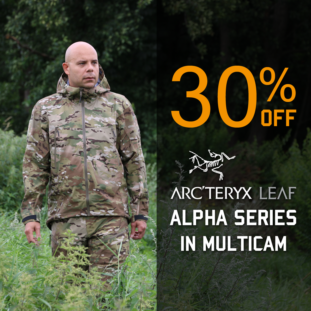 LEAFGEAR – Arc'teryx – Alpha Series Multicam 30% off sale