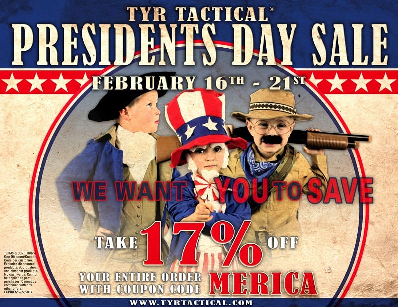 TYR Tactical - Presidents Day Sale 2017