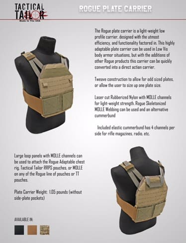 Tactical Tailor Releases Rogue Line - Soldier Systems Daily