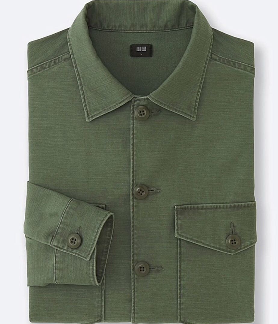 Uniqlo army deals green jacket