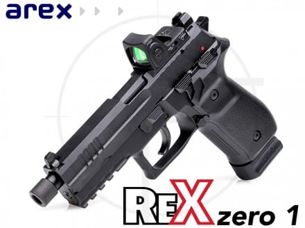 Arex Rex Zero 1 9mm Pistol in Standard, Compact, and Tactical.