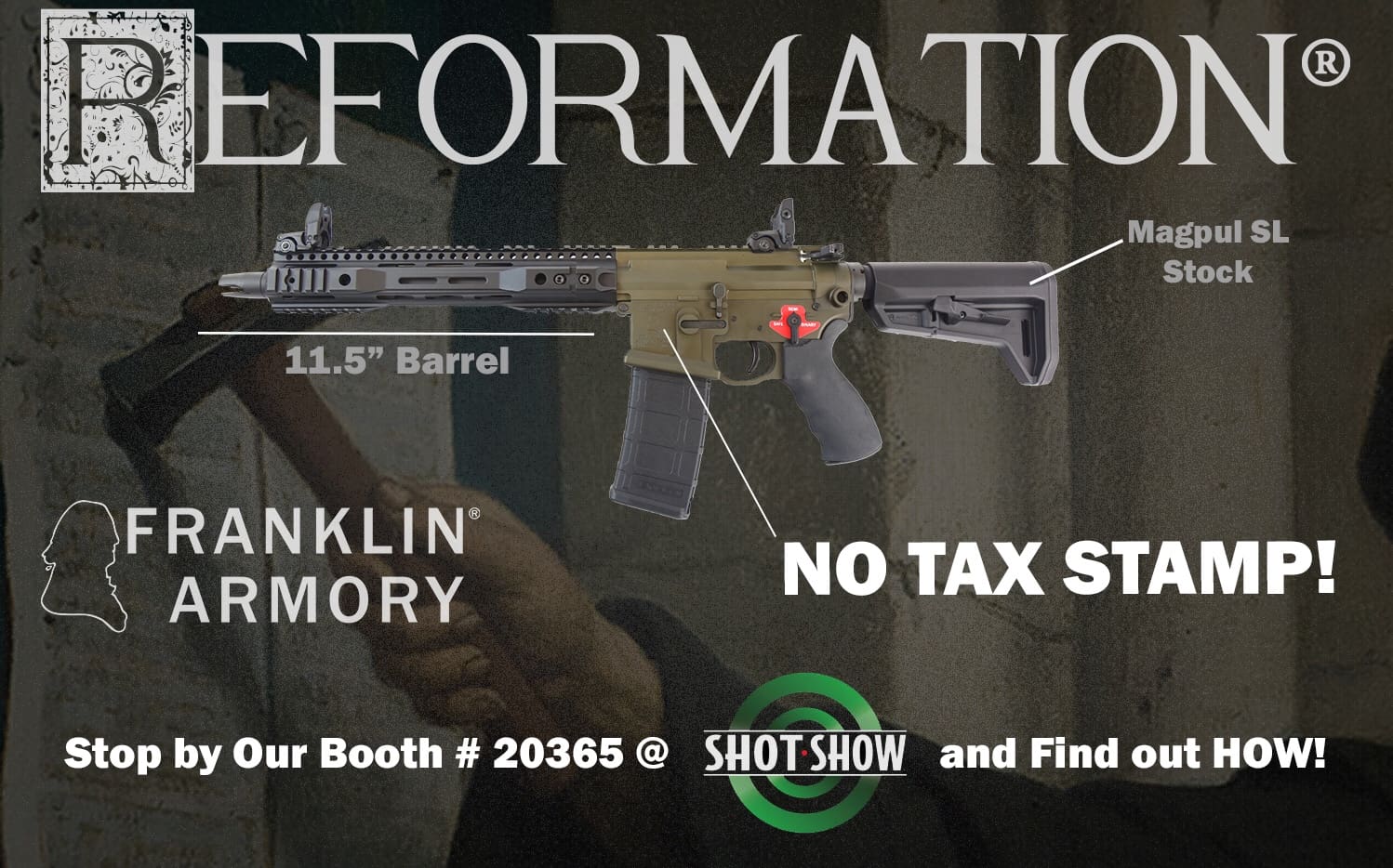 Franklin Armory Announces Reformation 11.5 Barrel w