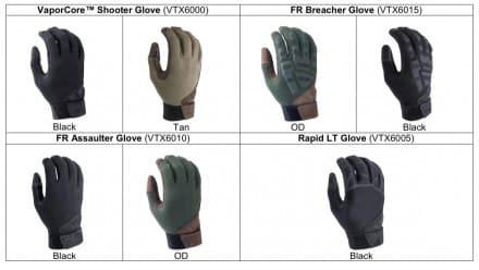 Vertx FR Breacher Knuckle Protection Tactical Gloves 