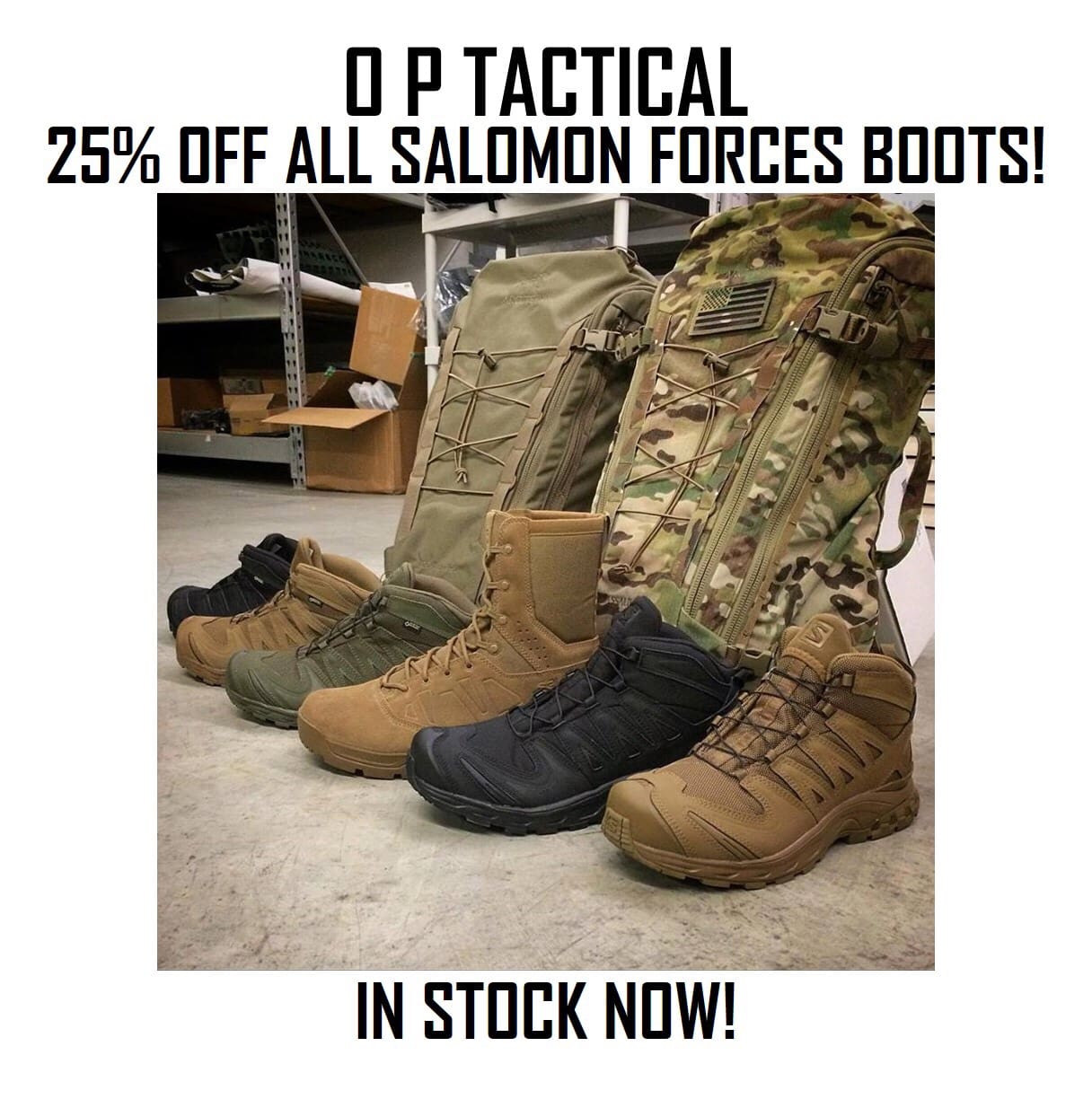 25% Off Salomon Forces Boots at O P Tactical! - Soldier Systems Daily