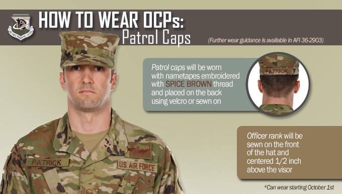 army patrol cap ranger roll