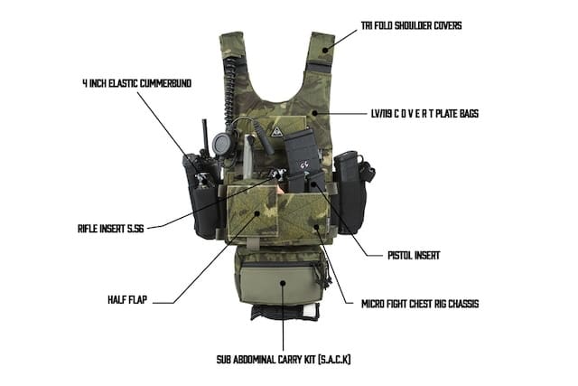 LV-119 Rear Covert Plate Bag - Spiritus Systems