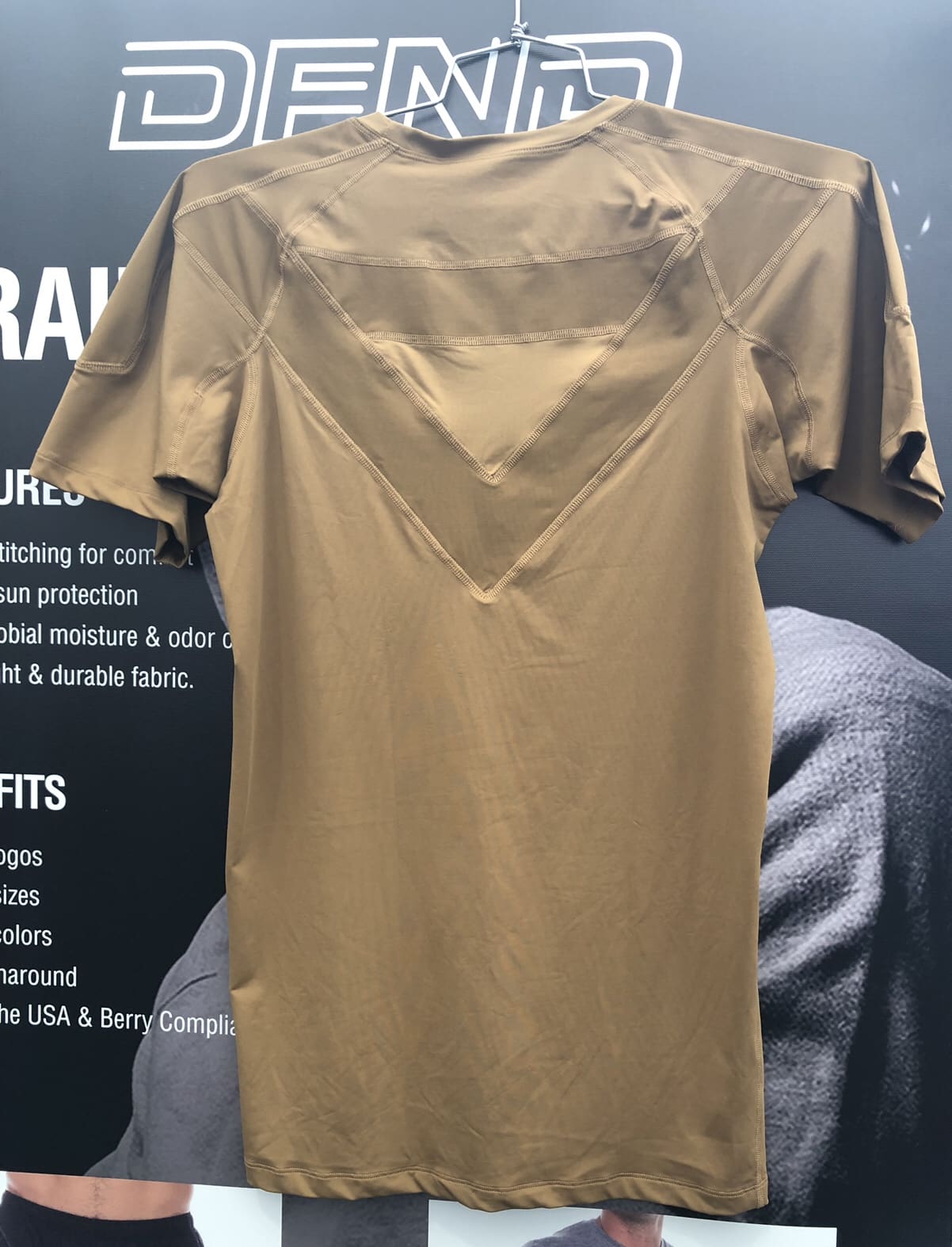 coyote brown compression shirt