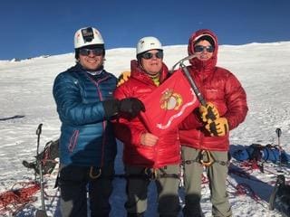 My two sons Kyle and Branden and myself on the summit of Mt. Rainier