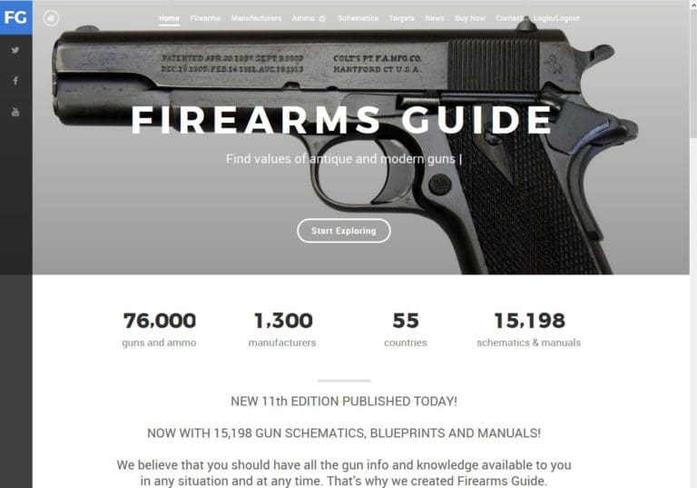 New Firearms Guide 11th Edition Comes with 15,198 Printable Gun