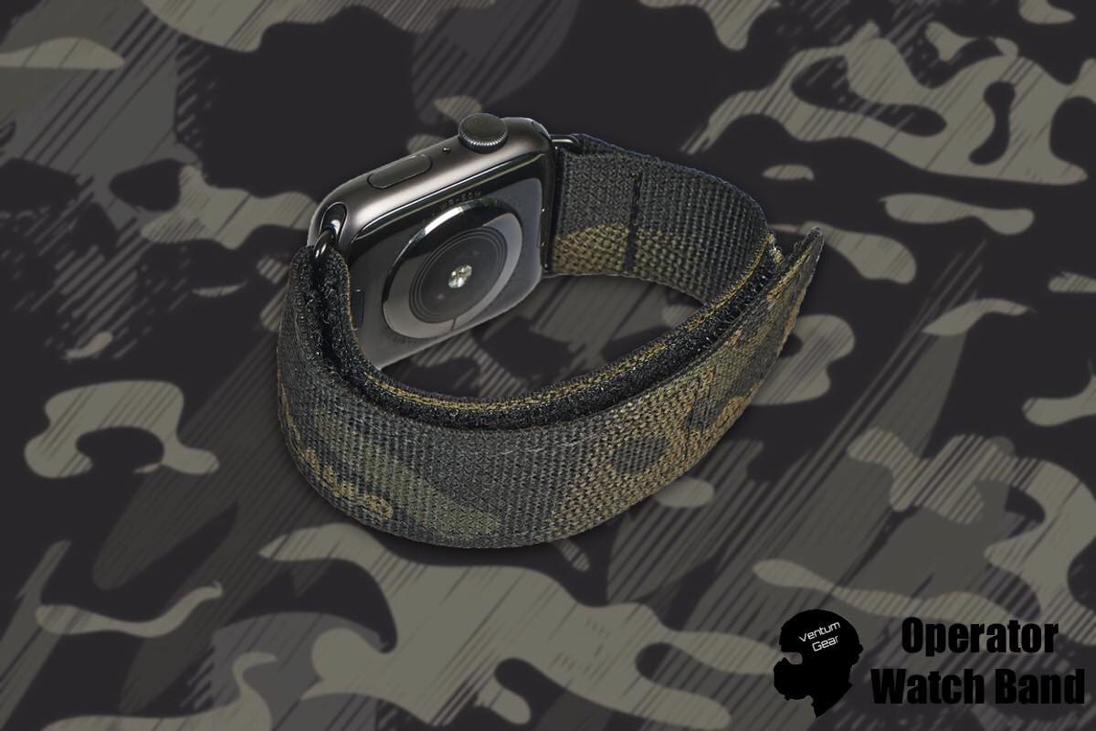 Multicam black apple online watch band