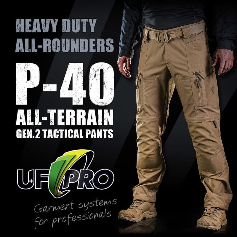 UF PRO Introduces P-40 All-Terrain Gen.2 Tactical Pants—Heavy Duty