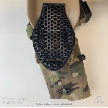 Qore Performance IceVents Aero Universal Holster Pad Solves the