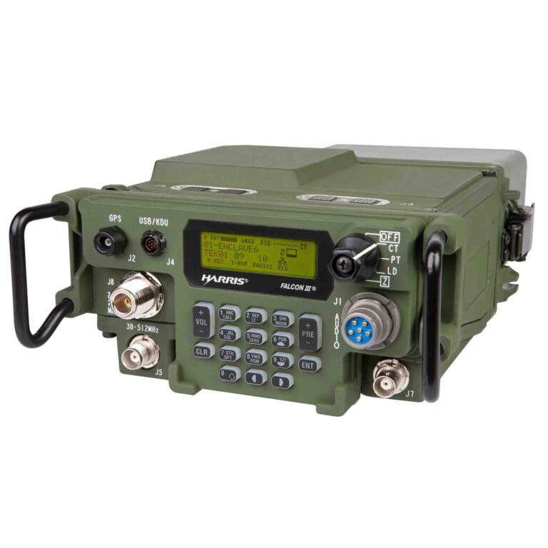 L3Harris - AN/PRC-117G Multiband Networking Manpack radio featuring the