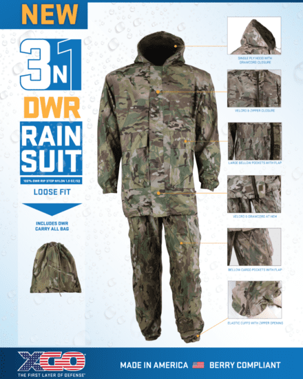 XGO - OCP DWR Rainsuit  Soldier Systems Daily Soldier Systems Daily