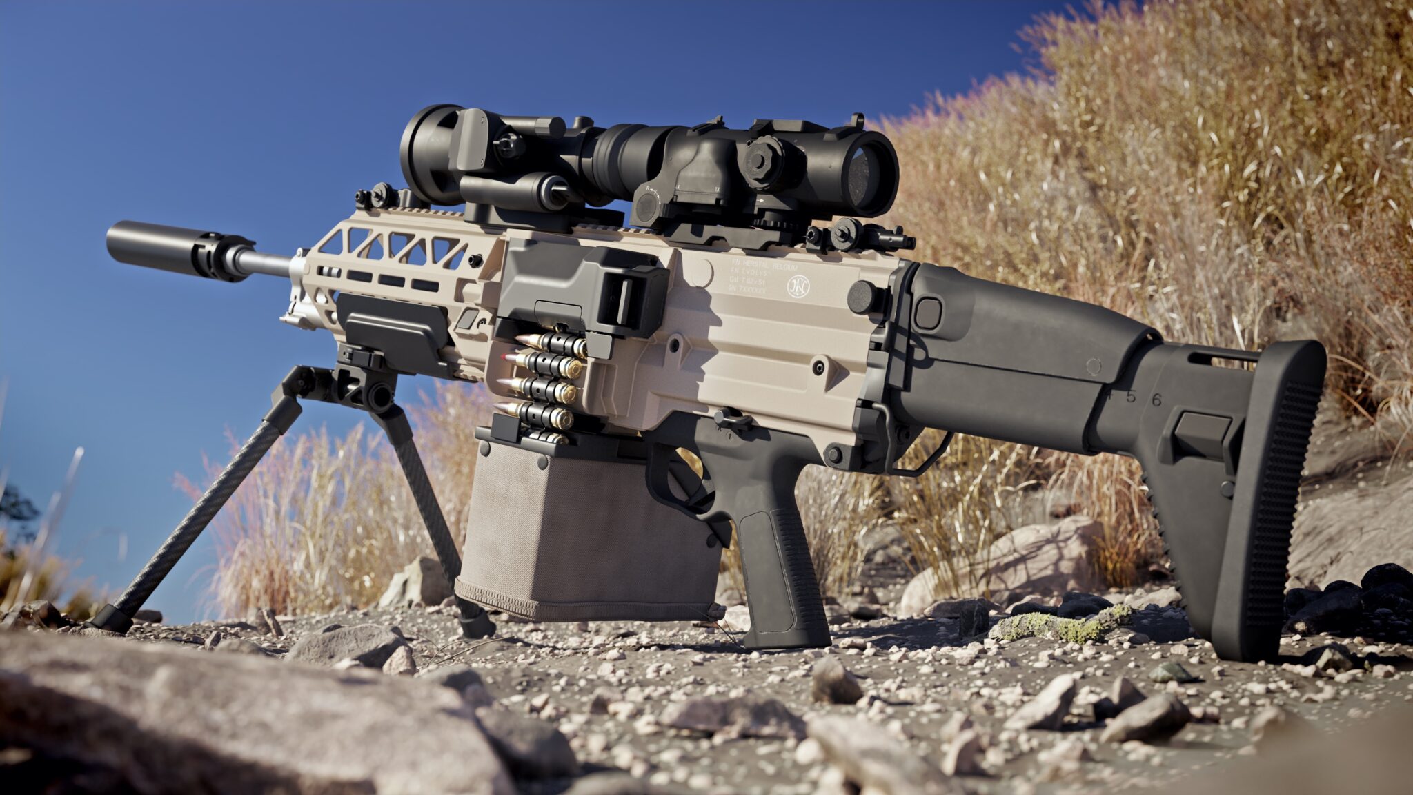 FN EVOLYS The New Ultralight Machine Gun By FN Herstal Soldier