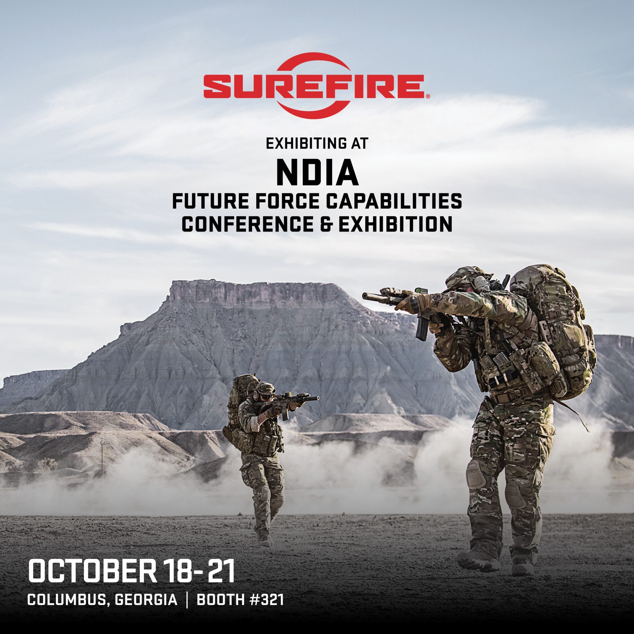 SureFire Exhibiting at NDIA Future Force Capabilities Conference