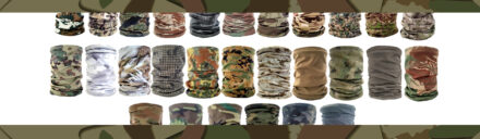 Some of the camo patterns available at 0241 Tactical. 