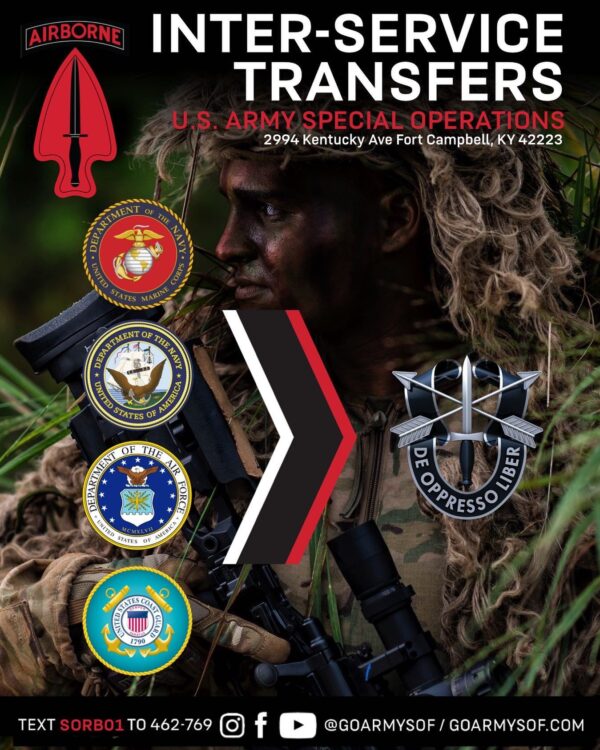 TacJobs - Inter-Service Transfer to Army Special Forces | Soldier ...