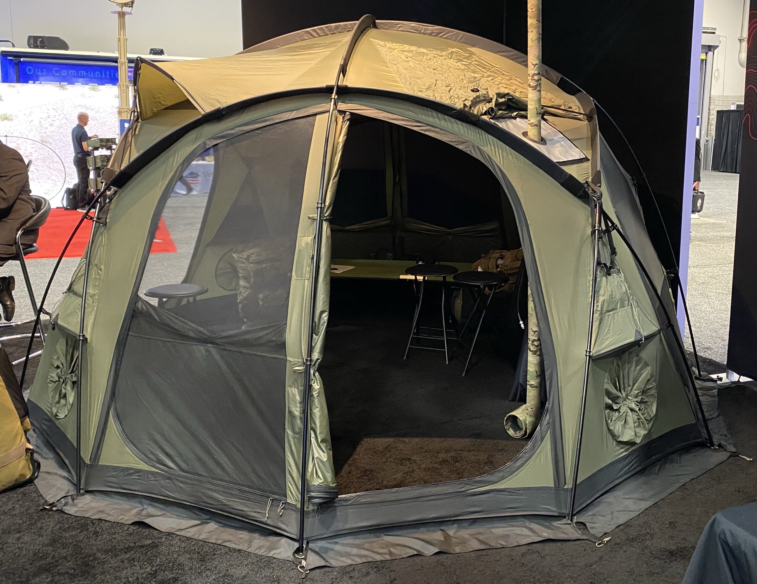 AUSA 22 - LiteFighter Dragon Team Tent | Soldier Systems Daily Soldier ...