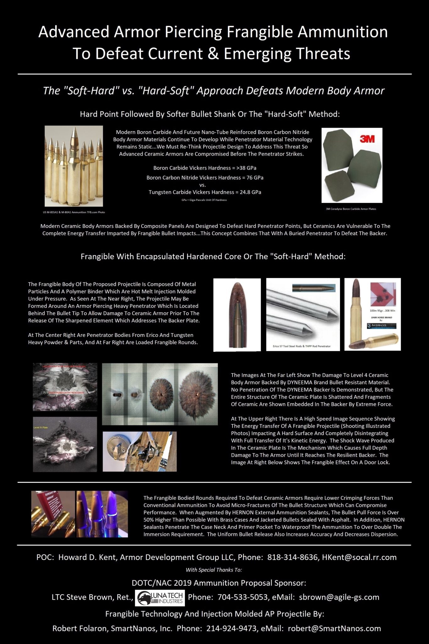 Poster #12 - Advanced Armor Piercing Frangible Ammunition To Defeat ...