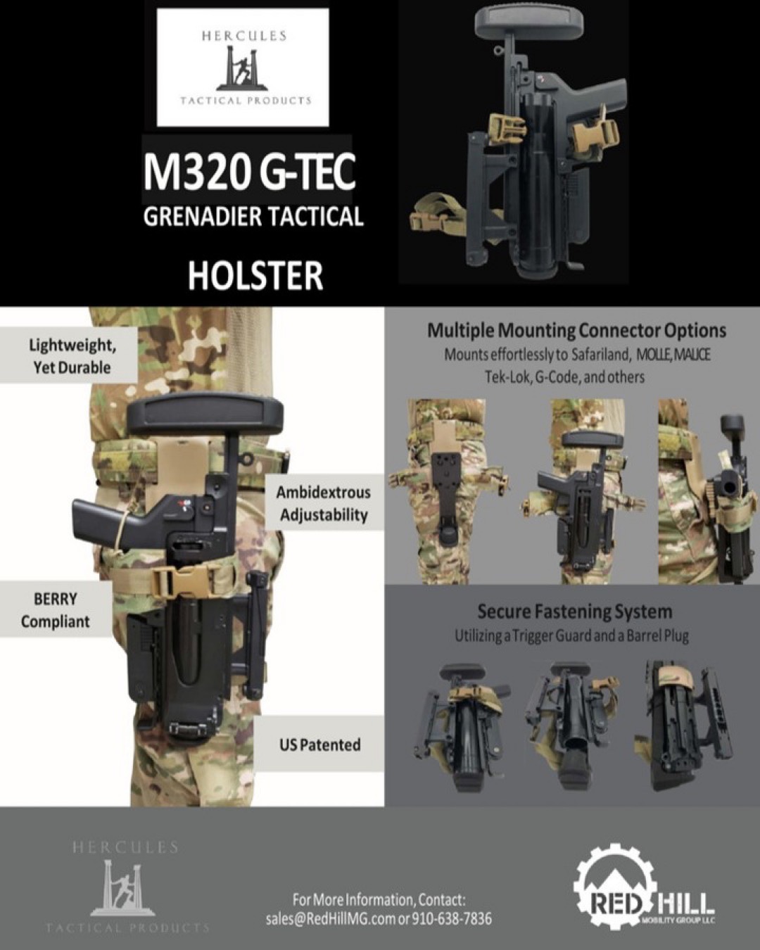 M320 G-TEC GRENADIER TACTICAL HOLSTER