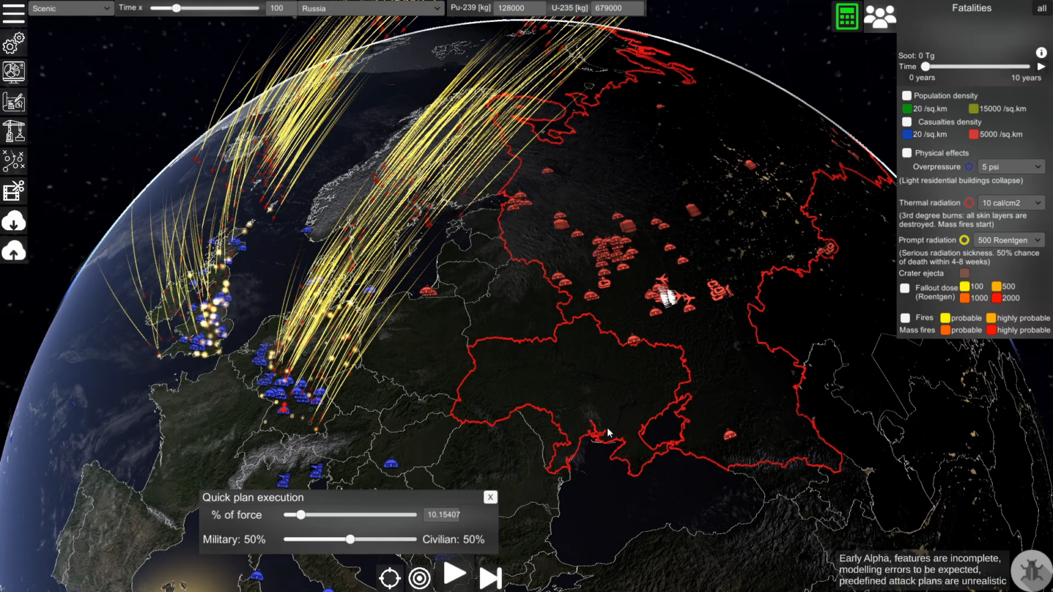 Nuclear War Simulator - Soldier Systems Daily