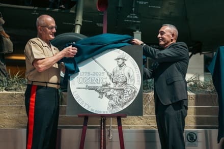 Unveiled: Minted USMC Coins For 250TH Anniversary