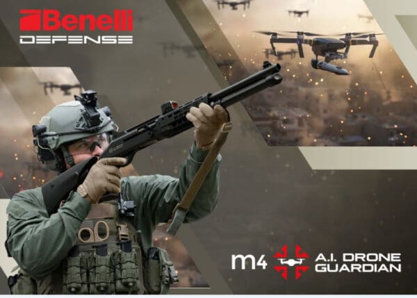 Introducing The Benelli Armi S.p.A. M4 A.I. Drone Guardian | Soldier ...