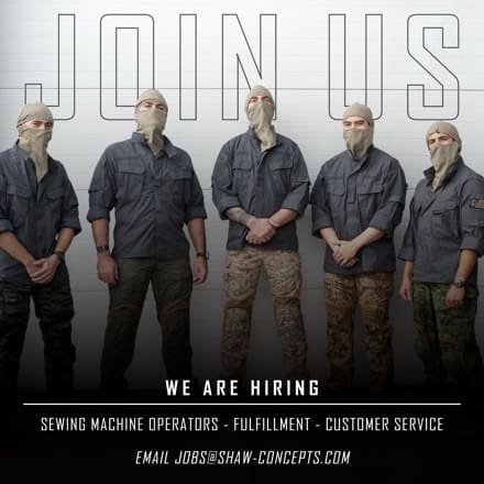 TacJobs – Shaw Concepts Is Hiring