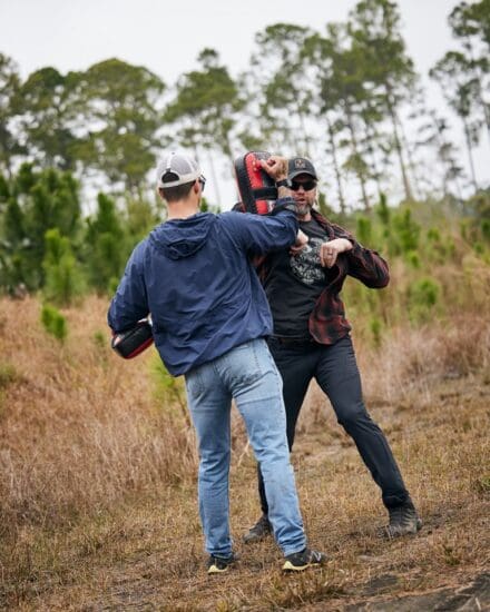 Rich Graham working some combatives. 