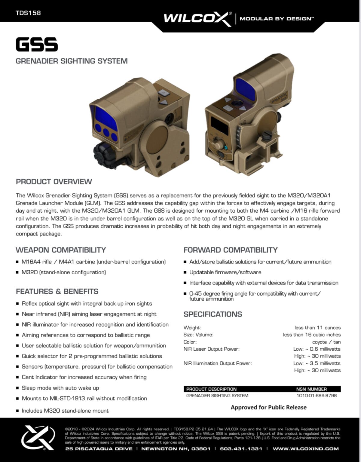 Wilcox Industries - US Army's Grenadier Sighting System | Soldier ...