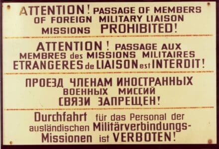 US Military Liaison Mission Ends October 3, 1990