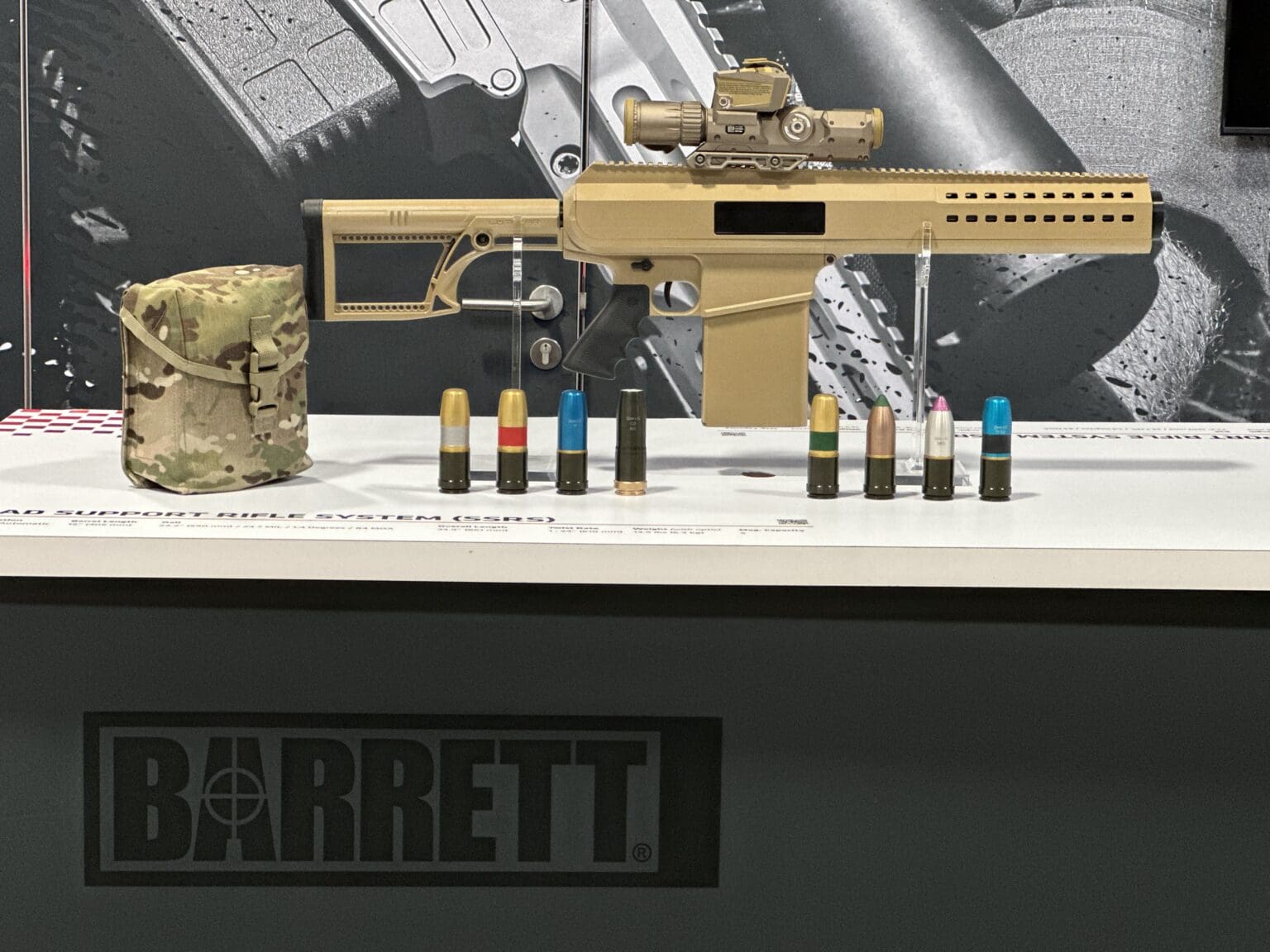 Barrett Firearms Manufacturing Inc. Unveils Squad Support Rifle System ...