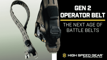 High Speed Gear Launches the GEN 2 Operator Belt