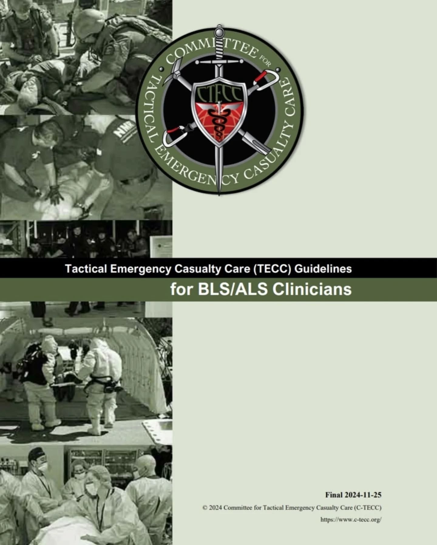 Committee for Tactical Emergency Casualty Care Updates Guidelines for 2024