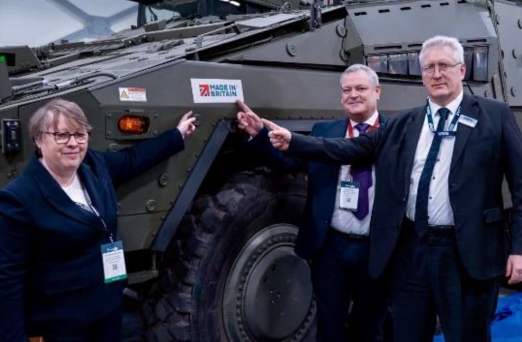 First British-Made Boxer Presented at the International Armoured Vehicles Conference