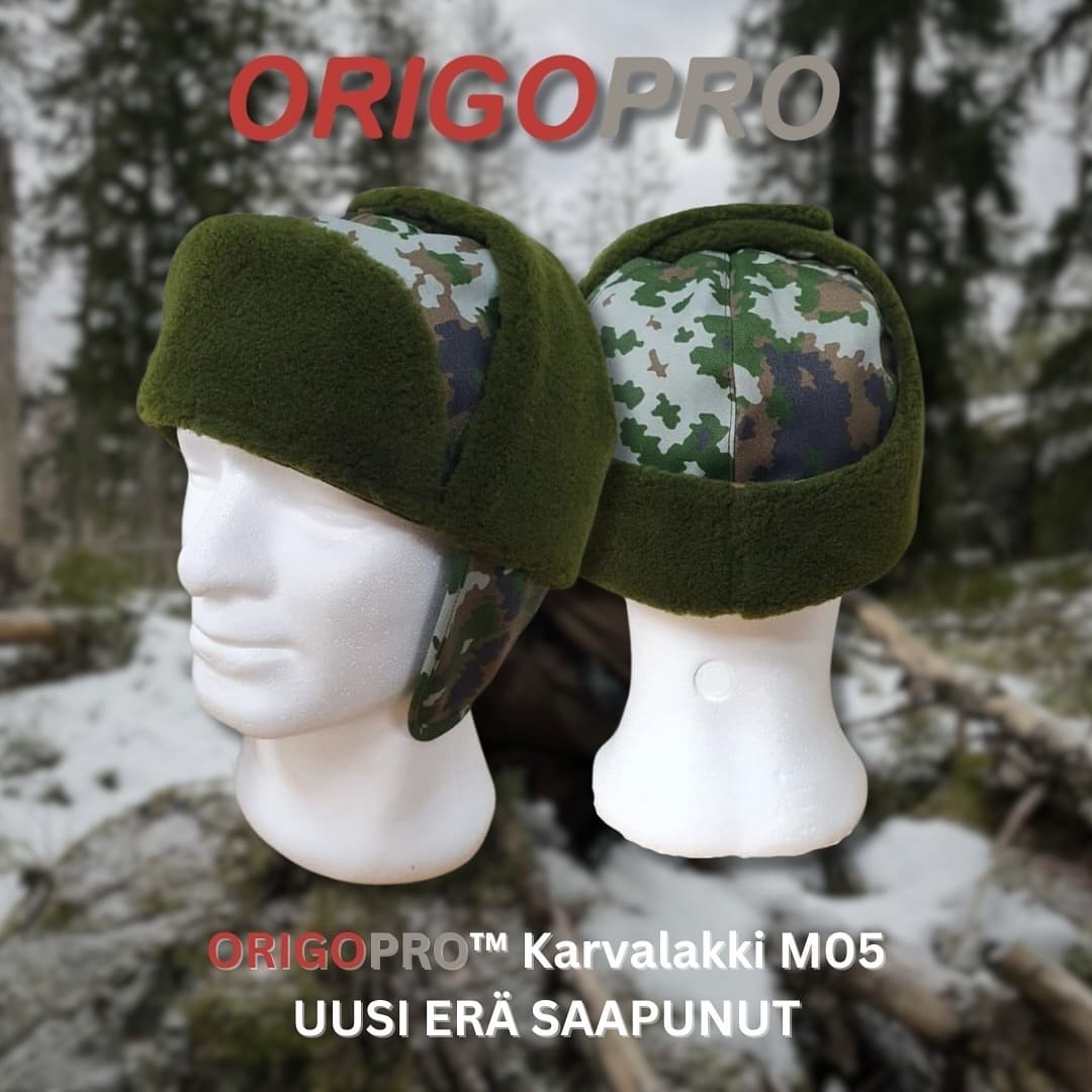 M05 Camo Fur Hat from Finland