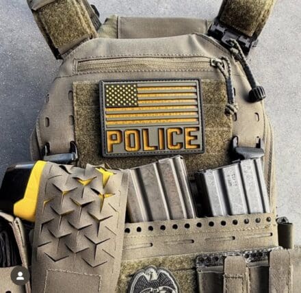 Combat Swag IR PVC Police Patch