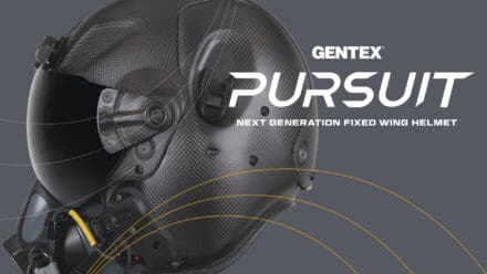 The Gentex PURSUIT Next Generation Fixed Wing Helmet