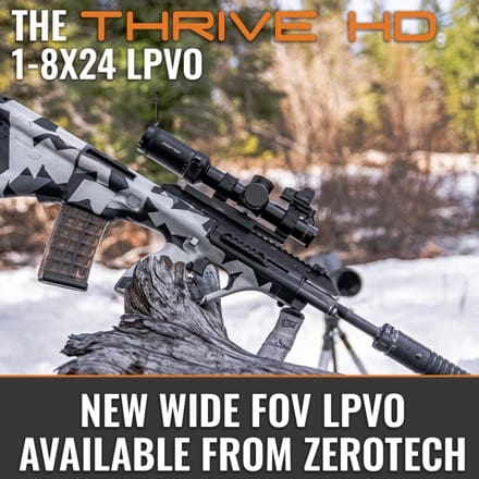 Introducing the Thrive HD 1-8×24 SFP LPVO: Setting a New Standard in Field of View