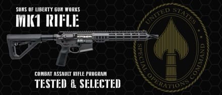 Sons of Liberty Gun Works Awarded USSOCOM Contract for MK1 Rifle