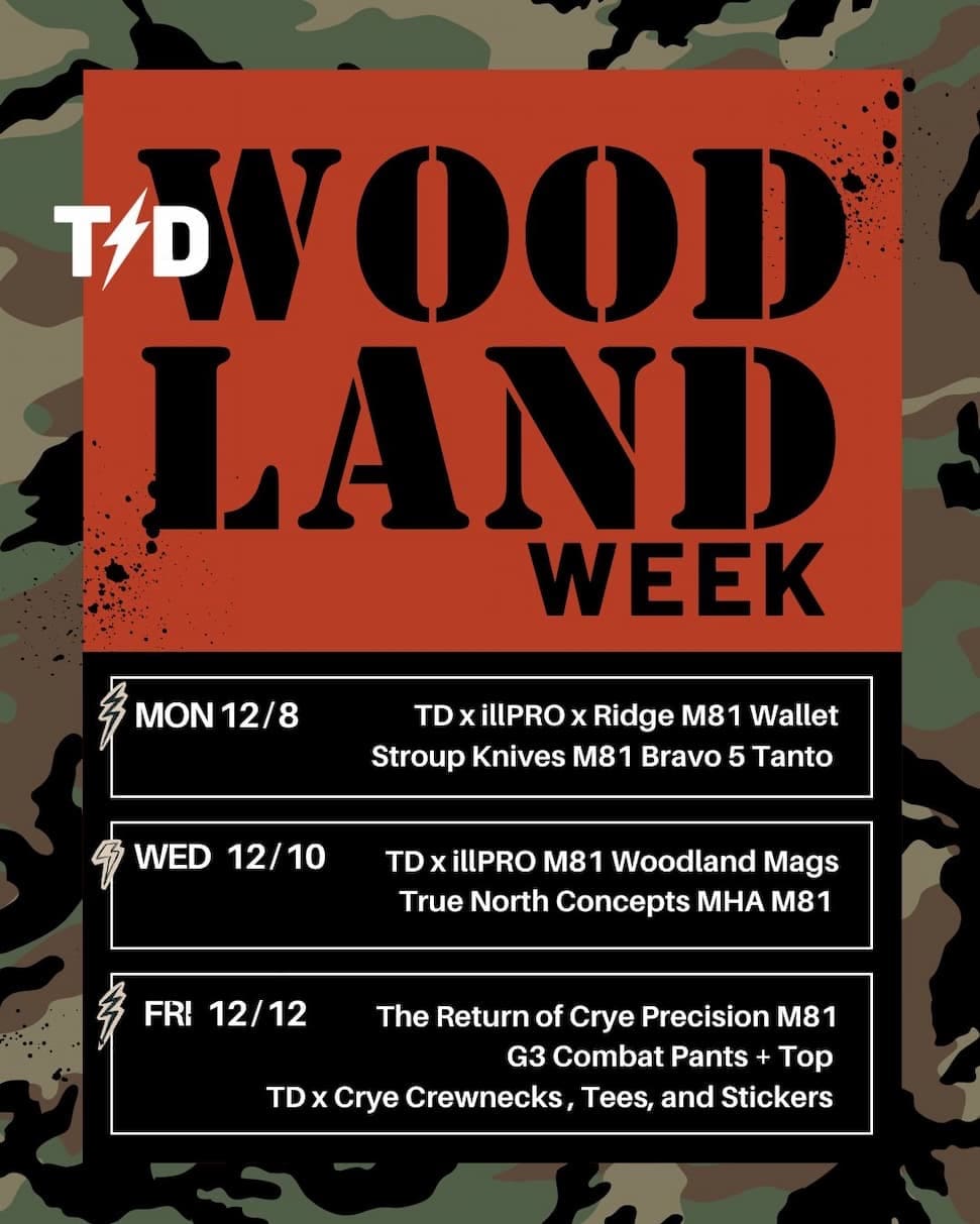 Tactical Distributors Announces Woodland Week