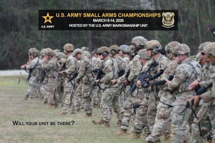 Registration Now Open for 2026 US Army Small Arms Championships