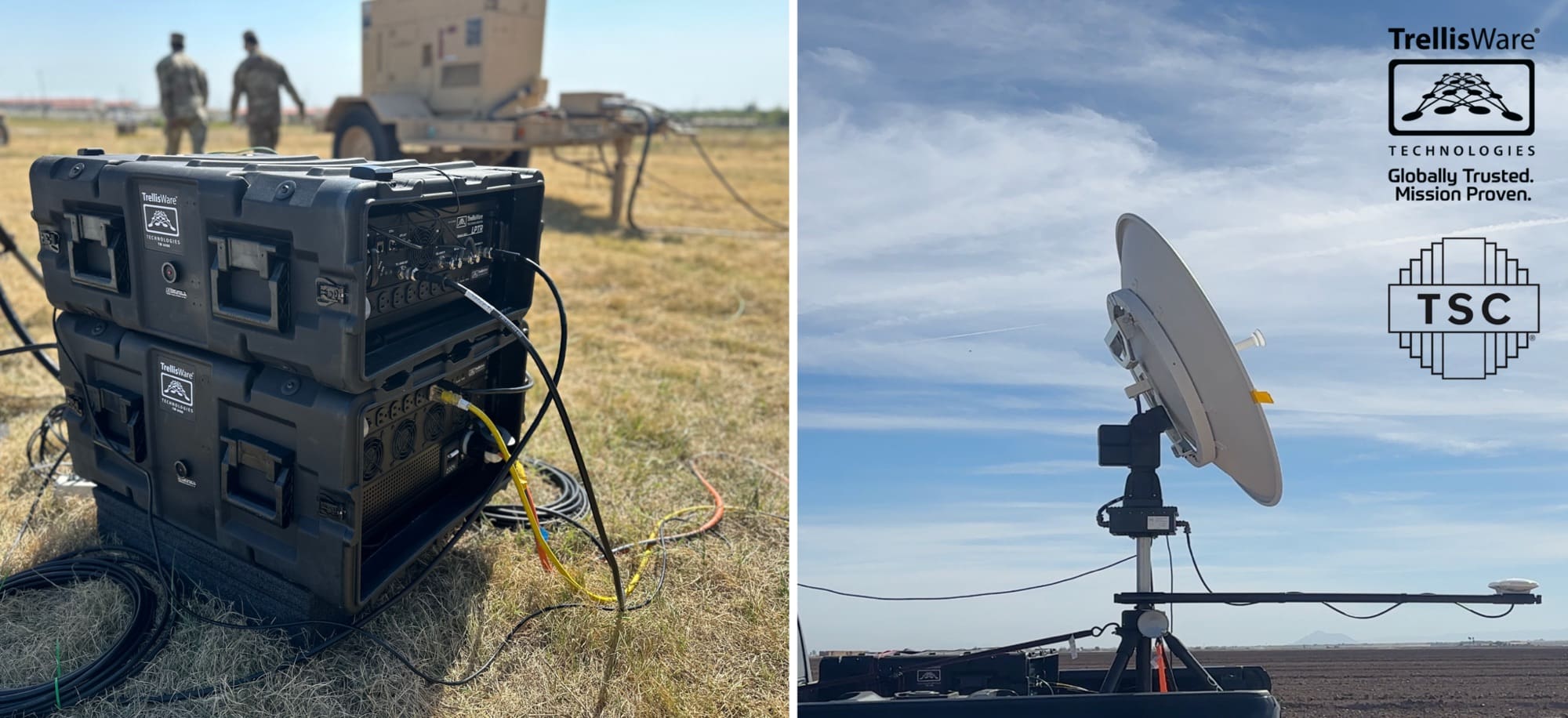 Record-Setting 80-Mile Terrestrial Mobile Troposcatter Communications Link Demonstrated by TrellisWare and TSC Record-Setting 80-Mile Terrestrial Mobile Troposcatter Communications Link Demonstrated by TrellisWare and TSC