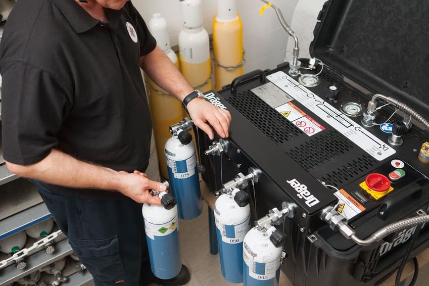 Dräger DOB 200 ECO Oxygen Filling Station Earns Authorized for Navy Use Listing Dräger DOB 200 ECO Oxygen Filling Station Earns Authorized for Navy Use Listing